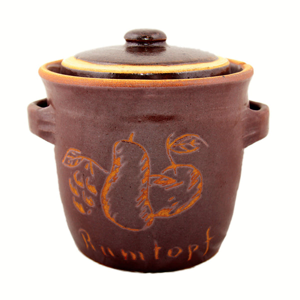 Rustic Rumtopf Crock, 3 Liter