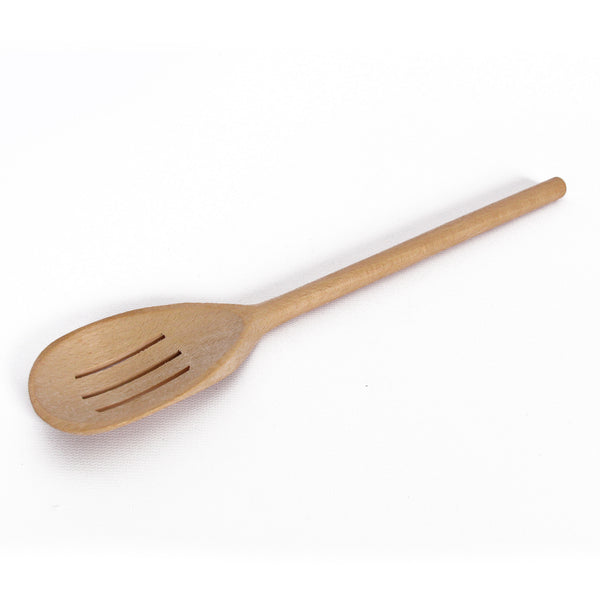 Wood Slotted Spoon