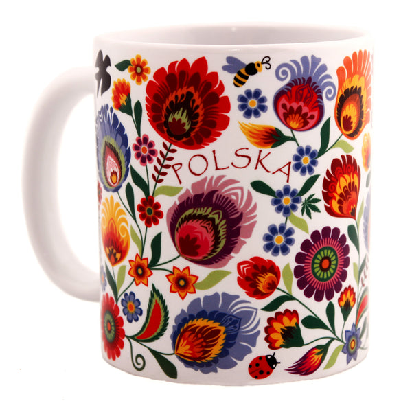 Lowicz Folk Art Mug