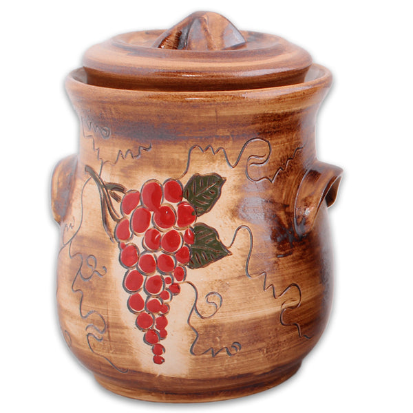 Artisan Fermenting Crock, Grapes 2.5L or 5L