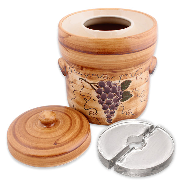 Artisan Fermenting Crock, Grapes 2.5L or 5L