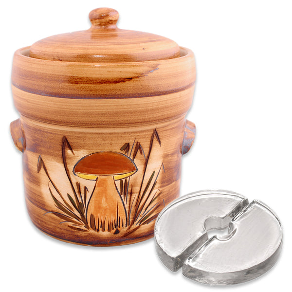 Artisan Fermenting Crock - Mushroom 2.5L or 5L