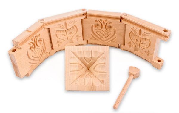 Wood Butter Mold - Folk Art