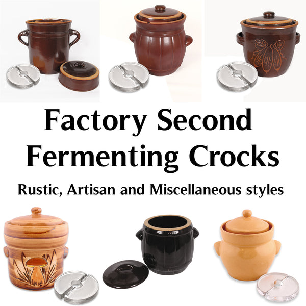 FACTORY SECOND - Fermenting Crocks, Various styles