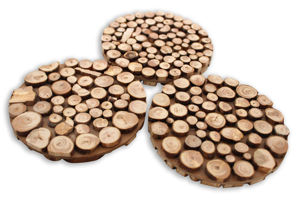 Wood Rustic Branch Trivet or Coaster - Stone Creek Trading, LTD.