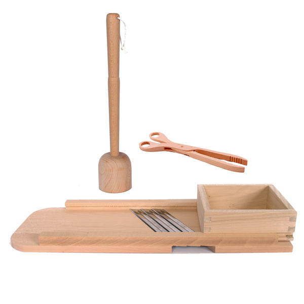 Fermenting Tool Kit - Cabbage Shredder, Masher & Tongs